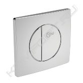 - Двойная панель слива;<br>- Хром;<br>- Для инсталляций W3089-W3090, W370067 TE-MA, W309967.