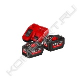 Особенности<br>M18 HB12 - M18™ High Output™ 12.0 Aч аккумулятор<br>M12-18 FC - M12™ - M18™ быстрое зарядное устройство
