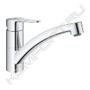 Смеситель BauEco для мойки, однорычажный, с низким изливом, Grohe