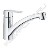 Общее описание <br/>  <br/> Концерн Grohe производит сантехническое оборудование вот уже почти восемьдесят лет, за это время компания приобрела репутацию производителя, чье имя ассоциируется с неизменно высоким качеством и технологиями наивысшего уровня. Однорычажные смесители Minta c высоким изливом для кухни, производимые компанией Grohe, являются оборудованием, которое обладает современным внешним видом, инновационными технологиями и приемлемой ценой. <br/>  <br/> Основные характеристики <br/>  <br/> - Материал - латунь <br/> - Давление воды – 1-5 бар <br/> - Рабочее давление – 10 бар <br/> - Испытательное давление – 16 бар <br/> - Расход при давлении воды 3 бар – 11 л/мин <br/> - Температура горячей воды на входе – max 80°С <br/> - Рекомендовано (экономия энергии) - 60°С <br/> - Запорный клапан – керамический картридж 46 мм <br/> - Высота излива – 356 мм <br/> - Вес –2,3 кг <br/> - Класс шума I по DIN 4109 <br/> - Количество монтажных отверстий – 1 <br/> - Форма излива – традиционная <br/> - Тип подводки – гибкая  <br/>  <br/> Возможности и назначение <br/>  <br/> Однорычажные смесители Minta с высоким изливом для кухни, производимые компанией Grohe, отличаются неповторимым качеством хода, благодаря картриджам, изготовленным по технологии Grohe SilkMove. Картриджи – это главный механизм смесителя,  картриджи фирмы Grohe комплектуются керамическими дисками, которые покрываются специальным покрытием Teflon,  что обеспечивает плавное скольжение относительно друг друга и как следствие точную регулировку напора и температуры воды.  Применение однорычажных смесителей Minta с высоким изливом для кухни с открытыми водонагревателями не предусмотрено. Данная модель однорычажных смесителей для кухни Minta с высоким изливом оборудована аэратором, который смешивает поток воды с кислородом, делая его тем самым мягче. Однорычажные смесители для кухни Minta с высоким изливом, производимые компанией Grohe,  оборудованы поворотным изливом, то есть, возможно, выбрать направление потока воды. Поверхность однорычажных смесителей Minta c высоким изливом для кухни, производимых компанией Grohe, тщательно покрыта слоем высококачественного хрома, с помощью технологии Grohe StarLight, благодаря чему не тускнеет и обладает уникальной износоустойчивостью.  <br/>  <br/> Комплект поставки <br/>  <br/> - Смеситель для мойки <br/> - Излив <br/> - Контргайка <br/> - Техническое руководство <br/> - Инструкция по уходу <br/>  <br/> Дополнительная информация <br/>  <br/> Гарантийный срок эксплуатации смесителей, производимых компанией Grohe, составляет 5 лет. Компания Grohe стала одним из первых производителей сантехнического оборудования, сертифицировавших свою продукцию по новой классификационной системе WELL, способствующей переходу на рациональное водопотребление и обеспечивающая потребителей и профессионалов понятной системой сертификации. Система управления качеством, принятая в компании, была сертифицирована МОС 9001 в 1992 году.