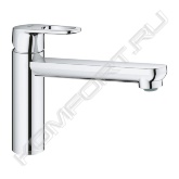 Общее описание <br/>  <br/> Концерн Grohe производит сантехническое оборудование вот уже почти восемьдесят лет, за это время компания приобрела репутацию производителя, чье имя ассоциируется с неизменно высоким качеством и технологиями наивысшего уровня. Однорычажные смесители Minta c высоким изливом для кухни, производимые компанией Grohe, являются оборудованием, которое обладает современным внешним видом, инновационными технологиями и приемлемой ценой. <br/>  <br/> Основные характеристики <br/>  <br/> - Материал - латунь <br/> - Давление воды – 1-5 бар <br/> - Рабочее давление – 10 бар <br/> - Испытательное давление – 16 бар <br/> - Расход при давлении воды 3 бар – 11 л/мин <br/> - Температура горячей воды на входе – max 80°С <br/> - Рекомендовано (экономия энергии) - 60°С <br/> - Запорный клапан – керамический картридж 46 мм <br/> - Высота излива – 356 мм <br/> - Вес –2,3 кг <br/> - Класс шума I по DIN 4109 <br/> - Количество монтажных отверстий – 1 <br/> - Форма излива – традиционная <br/> - Тип подводки – гибкая  <br/>  <br/> Возможности и назначение <br/>  <br/> Однорычажные смесители Minta с высоким изливом для кухни, производимые компанией Grohe, отличаются неповторимым качеством хода, благодаря картриджам, изготовленным по технологии Grohe SilkMove. Картриджи – это главный механизм смесителя,  картриджи фирмы Grohe комплектуются керамическими дисками, которые покрываются специальным покрытием Teflon,  что обеспечивает плавное скольжение относительно друг друга и как следствие точную регулировку напора и температуры воды.  Применение однорычажных смесителей Minta с высоким изливом для кухни с открытыми водонагревателями не предусмотрено. Данная модель однорычажных смесителей для кухни Minta с высоким изливом оборудована аэратором, который смешивает поток воды с кислородом, делая его тем самым мягче. Однорычажные смесители для кухни Minta с высоким изливом, производимые компанией Grohe,  оборудованы поворотным изливом, то есть, возможно, выбрать направление потока воды. Поверхность однорычажных смесителей Minta c высоким изливом для кухни, производимых компанией Grohe, тщательно покрыта слоем высококачественного хрома, с помощью технологии Grohe StarLight, благодаря чему не тускнеет и обладает уникальной износоустойчивостью.  <br/>  <br/> Комплект поставки <br/>  <br/> - Смеситель для мойки <br/> - Излив <br/> - Контргайка <br/> - Техническое руководство <br/> - Инструкция по уходу <br/>  <br/> Дополнительная информация <br/>  <br/> Гарантийный срок эксплуатации смесителей, производимых компанией Grohe, составляет 5 лет. Компания Grohe стала одним из первых производителей сантехнического оборудования, сертифицировавших свою продукцию по новой классификационной системе WELL, способствующей переходу на рациональное водопотребление и обеспечивающая потребителей и профессионалов понятной системой сертификации. Система управления качеством, принятая в компании, была сертифицирована МОС 9001 в 1992 году.