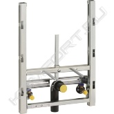 <span style="font-weight:bold;">Цели применения</span><br>Для встраивания в систем крепления Geberit GIS для пристенков, разделительных перегородок или отдельно стоящих стен<br>Для подвесных биде с вертикальным смесителем<br>Для напольных покрытий толщиной 0–20 см<br><span style="font-weight:bold;">Характеристики</span><br>Оцинкованная pама<br>Рама с четырьмя «быстрыми» креплениями<br>В несущей конструкции Geberit GIS регулируется по высоте бесступенчато<br>Расстояние между точками крепления подвесного биде 18 или 23 см<br>Крепление биде регулируется по высоте<br>Регулируемое по высоте и шумопоглощающее крепление для соединительного колена<br>Крепления смесителя регулируются по ширине и высоте<br>Самоклеящаяся уплотнительная прокладка с флисовым покрытием<br>Защитная заглушка для однократной проверки давления холодной водой макс. 15 бар/1500 кПа<br><span style="font-weight:bold;">Объем поставки</span><br>2 соединительных колена Rp 1/2"/R 1/2", совместимы с MF<br>2 уплотнительных прокладки<br>2 звукоизолирующих бандажа<br>2 изоляционных рукава<br>3 защитных и маркировочных заглушки<br>Соединительное колено из ПНД, ø 50 мм<br><br>Уплотнение ø 44/32 мм<br> 2 резьбовые шпильки M12Крепеж