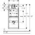 Монтажные элементы GIS для писсуара, универсальные, Geberit