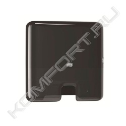 Диспенсер для листовых полотенец Xpress Mini H2, черный, пластиковый, Tork