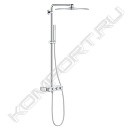Душевая система Euphoria SmartControl System 310 Cube Duo, с термостатом, настенный монтаж, Grohe