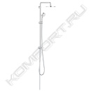 Душевая система Flex с переключателем Tempesta Cosmopolitan System 210, настенный монтаж, Grohe
