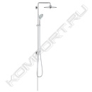 Душевая система Euphoria System 260, с переключателем, настенный монтаж, Grohe