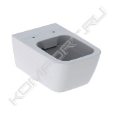 <span style="font-weight:bold;">Характеристики:<br></span>• Подвесной<br>• Унитаз вертикальный смыв<br>• Rimfree<br>• Простое крепление благодаря приспособлению настенного монтажа Geberit тип EFF2 для унитазов<br>• Тип 1, полный объем 6 / 5 л, согласно EN 997<br>• Тип 2 согласно EN 997<br>• Объем смыва: 4,5 л<br>• Закрытая форма