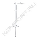 Душевая система Euphoria Cube System 230 с термостатом для настенного монтажа, Grohe