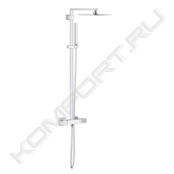 Душевая система Euphoria Cube System 230 с термостатом для настенного монтажа, Grohe