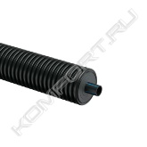 Исполнение: Трубы Ecoflex Supra выполнены из полиэтилена высокой плотности (ПЭВП) в изоляции из вспененного полиэтилена, покрытой гофрированным кожухом.<br> Характеристики:<br>- Несущие трубы выполнены из полиэтилена высокой плотности РЕ100.<br>- Теплоизоляция многослойная, устойчивая к старению, эластичная, выполнена из вспененного сшитого полиэтилена PE-X с закрытыми порами (водопоглощение &lt;1%).<br>- Защитный гофрированный кожух из полиэтилена высокой плотности HDPE.<br> Область применения: Предназначена для подземной бесканальной прокладки в системах холодоснабжения и геотермальных системах. <br> Параметры несущей трубы: рабочая температура 20°С, максимальное рабочее давление 16 бар.<br> Срок службы не менее 50 лет (при температурных режимах, указанных в ГОСТ 32415-2013, таблица 5, класс ХВ).