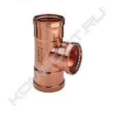 Тройник Sanpress с SC‑Contur<br>- медь<br>- пресс-соединение, ВР<br><span style="font-weight:bold;">комплектация</span><br>уплотнительные элементы EPDM, металлическое стопорное кольцо для надежной фиксации фитинга на трубе, разделительные уплотнения