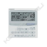 Toshiba RBC-AMS41E - это проводной пульт с недельным таймером.<br><span style="font-weight:bold;">Функции и особенности:</span><br>- Включение / отключение<br>- Переключение режимов работы<br>- Уставки температуры<br>- Изменение расхода воздуха<br>- Таймер: можно задать включение или отключение по таймеру, или циклическое переключение с шагом в 30 минут<br>- В комбинации с недельным таймером позволяет задать расписание работы системы на всю неделю<br>- Сигнал о необходимости очистки воздушного фильтра<br>- Возможно управление блоком с двух пультов<br>- Самодиагностика, отображение аварийных кодов на дисплее