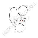 Комплект торцевого уплотнения BUBE 16mm