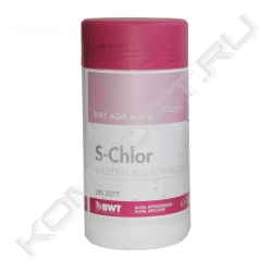 Быстрорастворимые таблетки (20 гр) AQA marin S-Chlor, BWT