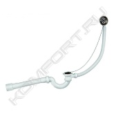 <span style="font-weight:bold;">Преимущества:</span><br>• Экономический стандарт<br>• Сифон, 1 1/2" х 40 мм, ориентируемый по горизонтали и вертикали<br>• Решетки: нержавеющая сталь<br>• Слив-перелив: 550 мм