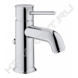 Смеситель BauClassic для раковины, однорычажный, с донным клапаном, Grohe