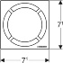 Дизайнерская решетка Circle, Geberit