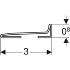 Профиль-коллектор для внутристенного трапа для душевой системы , Geberit