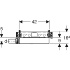 Инсталляция для душа GIS, с водоотводом в стене, Geberit