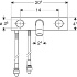 Смеситель для раковины ONE круглого исполнения, Geberit