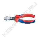 Кусачки боковые особой мощности с пружиной, 2-комп ручки, Knipex