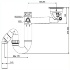 Универсальный комплект P-loc для одинарной кухонной мойки, Prevex PL1-R9CR5-SANT-01