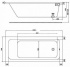 Ванна Modo, прямоугольная, KOLO