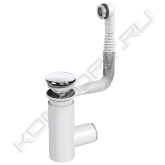 &nbsp;&nbsp;&nbsp;&nbsp;&nbsp; Описание: сифон для умывальника Easy Clean белый d40, с переливом, накладка белая, переходник d32, Click Clack хром металл.<br>&nbsp;&nbsp;&nbsp;&nbsp;&nbsp; Сифон для раковины Prevex Easy Clean. Легкое обслуживание - одно из важных преимуществ сифонов серии Easy Clean. Теперь не придется пользоваться услугами специалиста, ведь выполнить прочистку сливного отверстия можно самостоятельно, затратив на процедуру не более минуты.<br>&nbsp;&nbsp;&nbsp;&nbsp;&nbsp; Характеристики:<br>&nbsp;&nbsp;&nbsp; - вид сифона - сифон с вертикальной очисткой, форма - бутылка<br>&nbsp;&nbsp;&nbsp; - материал - полипропилен<br>&nbsp;&nbsp;&nbsp; - система открывания/закрывания - Click Clack<br>&nbsp;&nbsp;&nbsp; - телескопическая регулировка сифона по высоте<br>&nbsp;&nbsp;&nbsp; - цвет - белый<br>&nbsp;&nbsp;&nbsp; - гидрозатвор<br>&nbsp;&nbsp;&nbsp; - монтаж - на раковину<br>&nbsp;&nbsp;&nbsp;&nbsp;&nbsp; Сифон Easy Clean доступен как для напольных, так и для настенных моделей. Как и все продукты Prevex, сифоны EasyClean произведены в соответствии с европейским стандартом EN-274.<br>