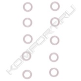 BULK - Seal washer DUBO D19x12,2x4,4 (10 pcs.) - нейлоновое уплотнение, 10 шт.<br> Подходит для:<br>- погружные насосы для сточных вод - SEG<br><br>