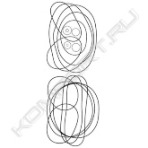 Kit, S Fr 70 O-rings for pumps - комплект уплотнительных колец.<br> Подходит для:<br>- погружные насосы для сточных вод S