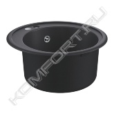 Особенности:<br>- модель: K200 50-C 51 1.0<br>- тип монтажа: стандартная встраиваемая<br>- материал: кварцевый композит<br>- GROHE Whisper<br>- мин. размер шкафа: 500 мм<br>- размеры: Ду 510 мм<br>- 1 чаша: Ду 380 x 200 мм<br>- внутренний радиус чаши: Ду 380<br>- GROHE FastFixation быстрая монтажная система<br>- отверстие: Ду 490 мм<br>- клапан-автомат<br>- аксессуары: сливной гарнитур, корзинка, монтажный набор<br>- опция автоматичекий сливной клапан с нажимным механизмом (40986SD0) приобретается отдельно<br>- количество крепежных элементов в комплекте (накладной монтаж) - 3