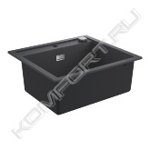 Особенности:<br>- модель: K700 60-C 56/51 1.0<br>- тип монтажа: стандартная встраиваемая<br>- материал: кварцевый композит<br>- GROHE Whisper<br>- мин. размер шкафа: 600 мм<br>- размеры: 560 x 510 мм<br>- 1 чаша: 500 x 360 x 200 мм<br>- внешний радиус: R6; внутренний радиус чаши: R10<br>- GROHE FastFixation система быстрого монтажа<br>- требуемый размер отверстия в столешнице для установки мойки: 545 x 495 мм<br>- клапан автомат<br>- аксессуары: сливной клапан с поворотной ручкой, сливной гарнитур, корзинчатый вентиль, монтажный набор<br>- опция: автоматичекий сливной клапан с нажимным механизмом (40986SD0) приобретается отдельно<br>- количество крепежных элементов в комплекте (накладной монтаж) - 8