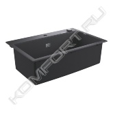&nbsp; Особенности:<br>- модель: K700 80-C 78/51 1.0<br>- тип монтажа: стандартная встраиваемая<br>- материал: кварцевый композит<br>- GROHE Whisper<br>- мин. размер шкафа: 800 мм<br>- размеры: 780 x 510 мм<br>- 1 чаша: 720 x 370 x 220 мм<br>- внешний радиус: R6; внутренний радиус чаши: R10<br>- GROHE FastFixation система быстрого монтажа<br>- требуемый размер отверстия в столешнице для установки мойки: 764 x 494 мм<br>- клапан автомат<br>- аксессуары: сливной клапан с поворотной ручкой, сливной гарнитур, корзинчатый вентиль, монтажный набор<br>- опция: автоматичекий сливной клапан с нажимным механизмом (40986SD0) приобретается отдельно<br>- количество крепежных элементов в комплекте (накладной монтаж) - 9<br>