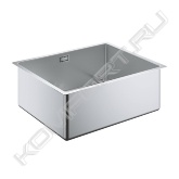 Особенности:<br>- модель: K700U 60-S 54,4/44,4 1.0<br>- тип монтажа: под столешницу<br>- материал: нержавеющая сталь AISI 304 (V2A)<br>- GROHE StarLight поверхность<br>- покрытие: сатиновое<br>- GROHE Whisper<br>- минимальный размер шкафа: 600 мм<br>- размеры: 540 x 440 мм<br>- 1 чаша: 500 x 400 x 195 мм<br>- GROHE QuickFix быстрая монтажная система<br>- требуемый размер отверстия в столешнице для установки мойки: 500 x 400 мм<br>- корзинчатый вентиль: корзинка Ду 3.5"/90 мм<br>- аксессуары: сливной гарнитур, корзинка, монтажный набор