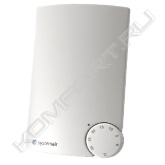 <span style="font-weight:bold;">Регулятор температуры.<br></span><br><span style="font-weight:bold;">Регулятор Pulser М предназначен для поддержания температуры путем регулирования мощности однофазных или двухфазных электрических нагревателей. Регулятор подключается последовательно между источником питания и электрическим нагревателем. Pulser М оснащен встроенным термодатчиком (используется при регулировании комнатной температуры) и задатчиком температуры, а также клеммами для подключения внешнего главного термодатчика.<br></span><br><span style="font-weight:bold;">Основным отличием от Pulser является наличие клемм для подключения термодатчиков минимального и максимального значения.<br></span><br><span style="font-weight:bold;">Регулирование температуры осуществляется за счет включения и отключения полной нагрузки. Pulser M реализует пропорциональное регулирование по времени путем изменения соотношения между временем включенного и отключенного состояния, согласно заданному требованию к обогреву. Время цикла (сумма времени включенного и отключенного состояния нагрузки) фиксировано и равно 60 сек. Коммутация нагрузки осуществляется симистором, благодаря чему в коммутирующем устройстве отсутствуют механические элементы, подверженные износу. Коммутация нагрузки происходит всегда в нулевой точке (ток и напряжение равны 0), что исключает возникновение электромагнитных помех, уменьшает потребление электроэнергии и увеличивает время безотказной работы оборудования.<br></span><br><span style="font-weight:bold;">Регулятор изменяет режим управления между пропорциональным и пропорционально-интегральным в соответствии с динамикой объекта регулирования. В регуляторе происходит автоматический выбор напряжения при работе с нагрузкой 230/400 В. С помощью внешнего переключателя регулятор может перенастраиваться на пониженную температуру в ночной период.</span>