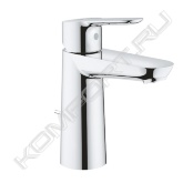 -монтаж на одно отверстие<br>-металлический рычаг<br>-GROHE Longlife керамический картридж 28 мм<br>-GROHE StarLight хромированная поверхность<br>-GROHE EcoJoy 5,7 л/мин<br>-система быстрого монтажа<br>-сливной гарнитур 1 1/4"<br>-гибкая подводка