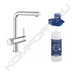 Смеситель для кухни Blue Pure Minta с функцией фильтрации, Grohe