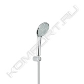 &nbsp;&nbsp;&nbsp; ручной душ Mono (27265)<br>&nbsp;&nbsp;&nbsp; Настенный держатель (27056)<br>&nbsp;&nbsp;&nbsp; душевой шланг Silverflex 1.250 мм (28362)<br>&nbsp;&nbsp;&nbsp; GROHE DreamSpray превосходный поток воды<br>&nbsp;&nbsp;&nbsp; GROHE StarLight хромированная поверхность<br>&nbsp;&nbsp;&nbsp; с системой SpeedClean против известковых отложений<br>&nbsp;&nbsp;&nbsp; Внутренний охлаждающий канал для продолжительного срока службы<br>&nbsp;&nbsp;&nbsp; Twistfree против перекручивания шланга<br>&nbsp;&nbsp;&nbsp; может использоваться с проточным водонагревателем<br>&nbsp;&nbsp;&nbsp; минимальное давление 1,0 бар<br> <br> <br> <br> <br> <br> <br> <br> <br> <br> 