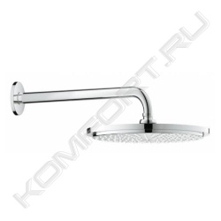 Верхний душ с кронштейном Rainshower Cosmopolitan Metal, хром, Grohe