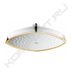 Верхний душ Rainshower Grandera, 1 режим, хром/золото, Grohe