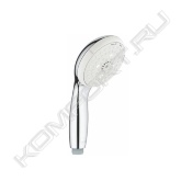 -GROHE Rain O2, Rain, Massage, Jet<br>-GROHE DreamSpray превосходный поток воды<br>-GROHE StarLight хромированная поверхность<br>-с системой SpeedClean против известковых отложений<br>-внутренний охлаждающий канал для продолжительного срока службы<br>-ShockProof силиконовое кольцо, предотвращающее повреждение поверхности при падении ручного душа<br>-универсальное крепление, подходящее к любому стандартному шлангу<br>-может использоваться с проточным водонагревателем