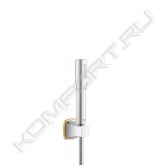 Включает в себя:<br> Ручной душ Stick (26037000 (Ручной душ GROHE Rainshower Grandera (1 режим), хром))<br> Настенный держатель ручного душа (27969000 (Настенный держатель лейки душа GROHE Grandera, хром))<br> Душевой шланг Rotaflex 1500 мм (28417000 (Душевой шланг GROHE Rotaflex металлический, 1500 мм, хром))<br> GROHE EcoJoy® ограничитель расхода воды 7,6 л/мин<br> GROHE DreamSpray® превосходный поток воды<br> Внутренний охлаждающий канал для продолжительного срока службы<br> GROHE CoolTouch® Полностью исключается вероятность ожога о внешнюю поверхность смесителя<br> GROHE StarLight® хромированная поверхность<br> С системой SpeedClean против известковых отложений<br> Может использоваться с проточным водонагревателем<br> Минимальное давление 1,0 бар