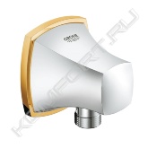 &nbsp;&nbsp;&nbsp; Металл<br>&nbsp;&nbsp;&nbsp; Внешняя резьба<br>&nbsp;&nbsp;&nbsp; С защитой от обратного потока<br>&nbsp;&nbsp;&nbsp; GROHE StarLight® хромированная поверхность<br>
