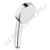 Rain<br><br>GROHE DreamSpray превосходный поток воды<br><br>GROHE StarLight хромированная поверхность<br><br>с системой SpeedClean против известковых отложений<br><br>Внутренний охлаждающий канал для продолжительного срока службы<br><br>может использоваться с проточным водонагревателем<br><br>универсальное крепление, подходящее к любому стандартному шлангу<br><br>минимальное давление 1,0 бар<br><br>