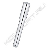 нормальная струя<br> материал: металл<br> GROHE DreamSpray превосходный поток воды<br> GROHE StarLight хромированная поверхность<br> с системой SpeedClean против известковых отложений<br> Внутренний охлаждающий канал для продолжительного срока службы<br> универсальное крепление, подходящее к любому стандартному шлангу