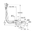 Сливной и переливной гарнитур Talento для нестандартных ванн (встраиваемая часть), Grohe