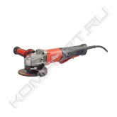 Особенности:<br>- Мощный, 1250 Вт PROTECTOR-MOTOR с эпоксидным покрытием обмоток и Heavy Duty проволочной защитой для увеличения ресурса инструмента<br>- RAPIDSTOP™ система торможения: останавливает диск до 50% быстрее чем углошлифовальные машины без системы торможения<br>- Самый компактный дизайн от MILWAUKEE® длиной корпуса в части двигателя всего 160 мм для комфортного хвата<br>- Плавный пуск<br>- Функция блокировки линии (LLO) предотвращает случайный запуск инструмента при возникновении электричества<br>- Защита от перегруза предотвращает перегрев<br>- Муфта безопасности защищает пользователя от эффекта обратного удара<br>- FIXTEC™ гайка для бесключевой смены диска<br>- Бесключевая защита диска для быстрой регулировки<br>- Антивибрационная боковая рукоятка снижает усталость пользователя