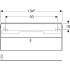 Шкафчик для раковины ONE, с двумя выдвижными ящиками, с укороченным вылетом , Geberit