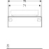 Шкафчик для накладной раковины VariForm, с одним выдвижным ящиком, полкой и сифоном, Geberit